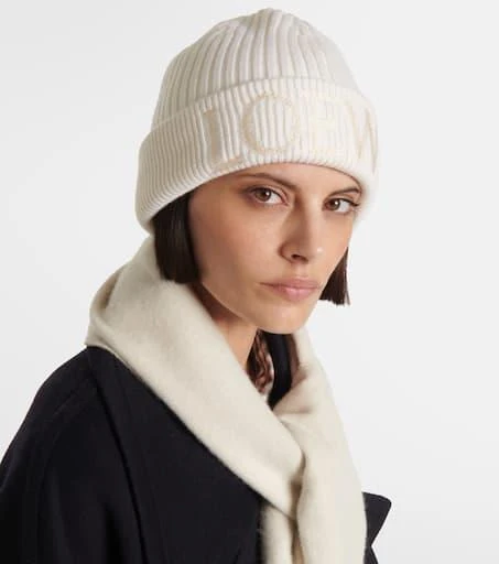 Loewe Logo wool beanie 2