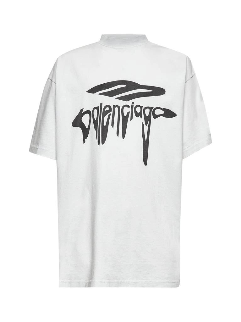 Balenciaga BALENCIAGA | Grey 3b Liquefied Oversized T-shirt | Man | 1 1
