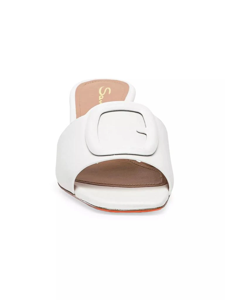 Santoni Marta 50MM Leather Mules 3