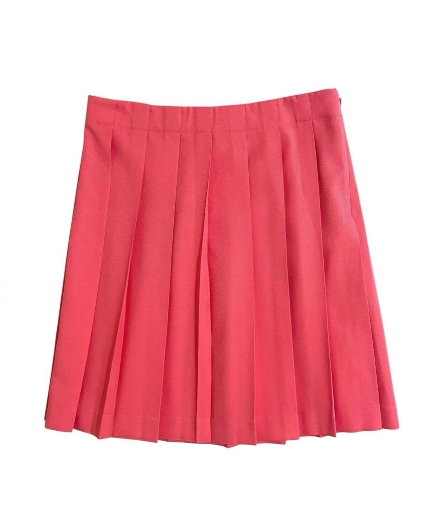 J. Crew Women's Above Knee A-Line Pleated Skirt In Pink