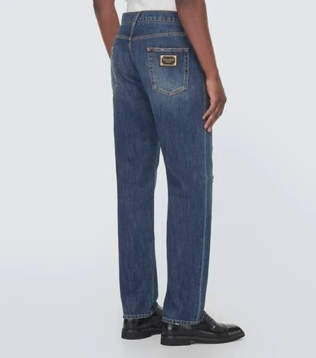 Dolce & Gabbana Distressed straight jeans 4
