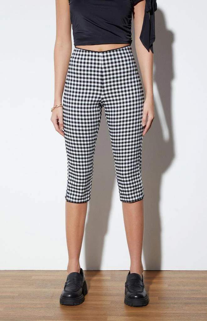 LA Hearts Gingham Capri Pants 2