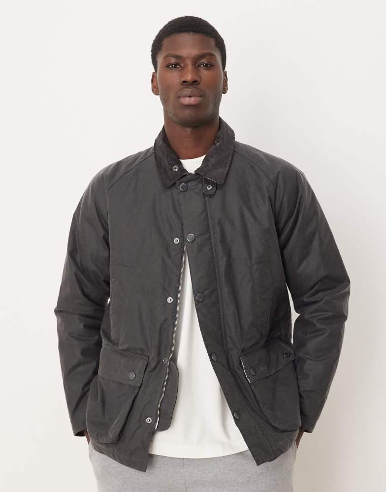 Barbour Barbour Ambleside wax jacket in grey/tartan tbc - GREY