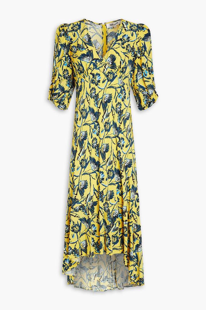 Diane von Furstenberg Tati floral-print crepe de chine midi dress
