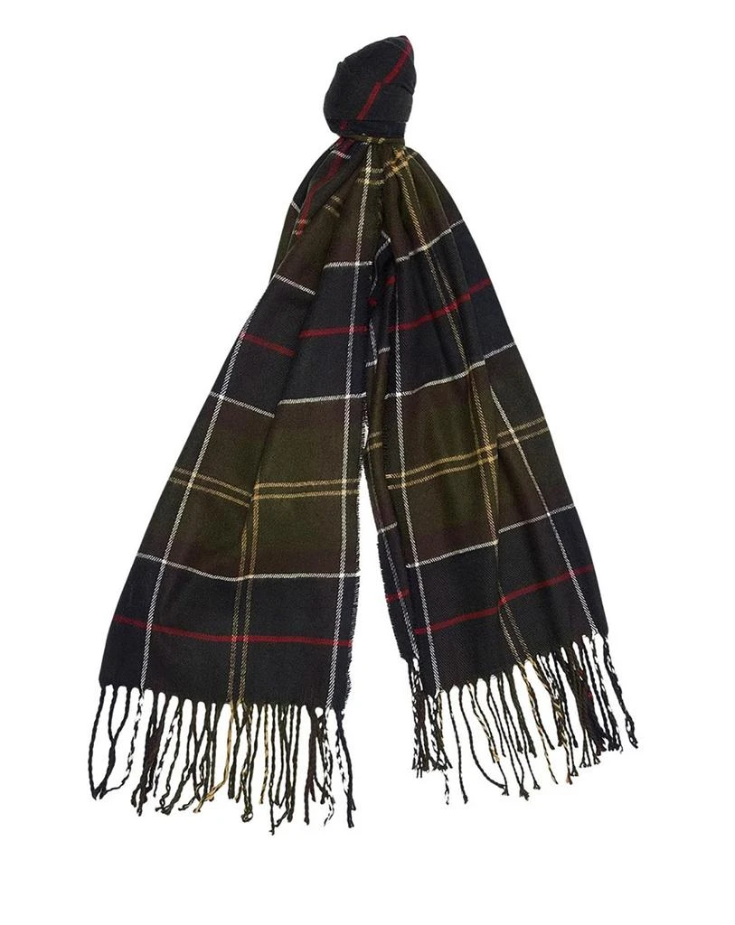 Barbour Barbour Tartan Scarf & Knitted Beanie Set 3
