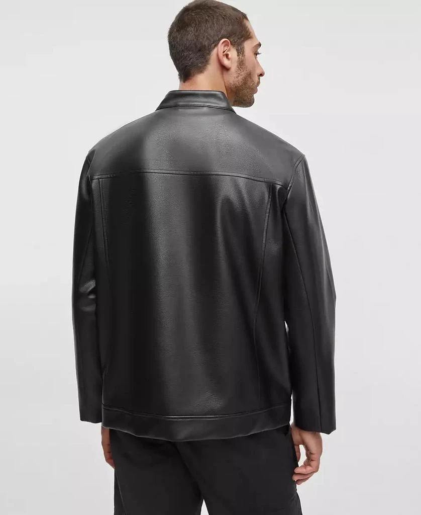 Mode of One Men's Faux-Leather Moto Jacket, Exclusively at Macy's 4