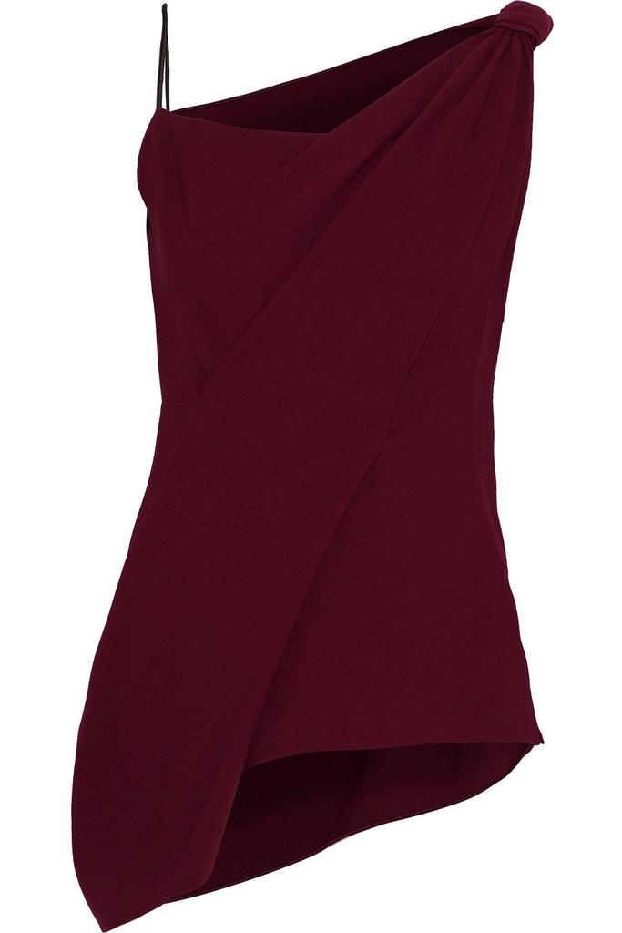 ROLAND MOURET Goxhill draped crepe top