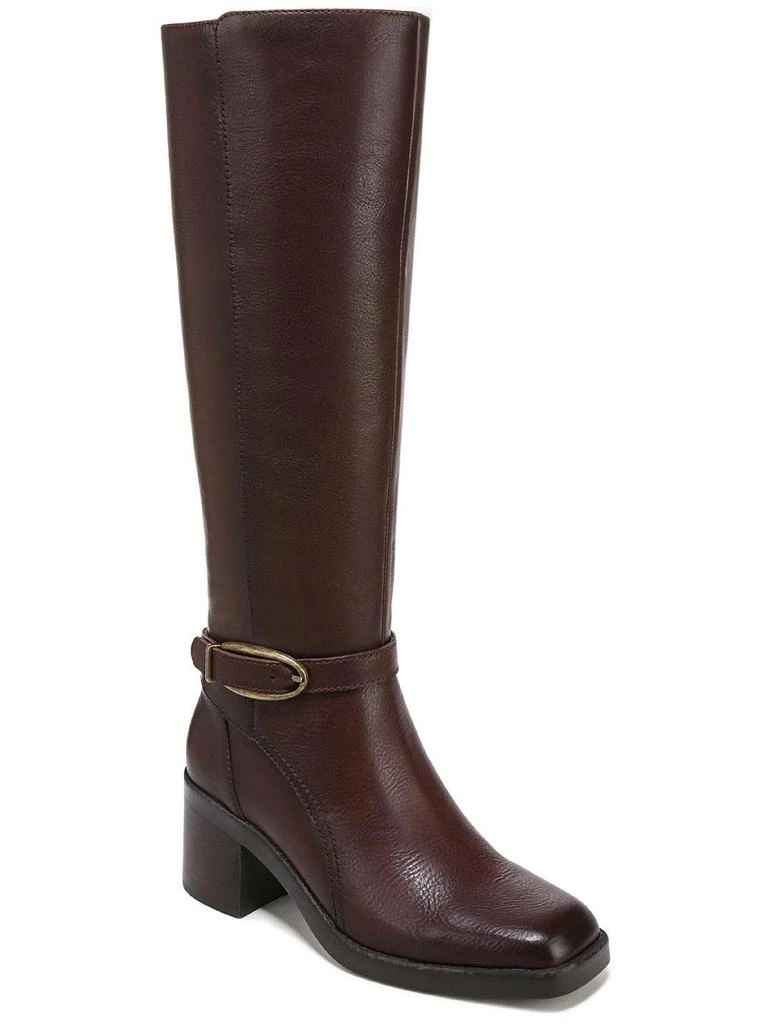 Naturalizer Elliot Womens Leather Square Toe Knee-High Boots 5