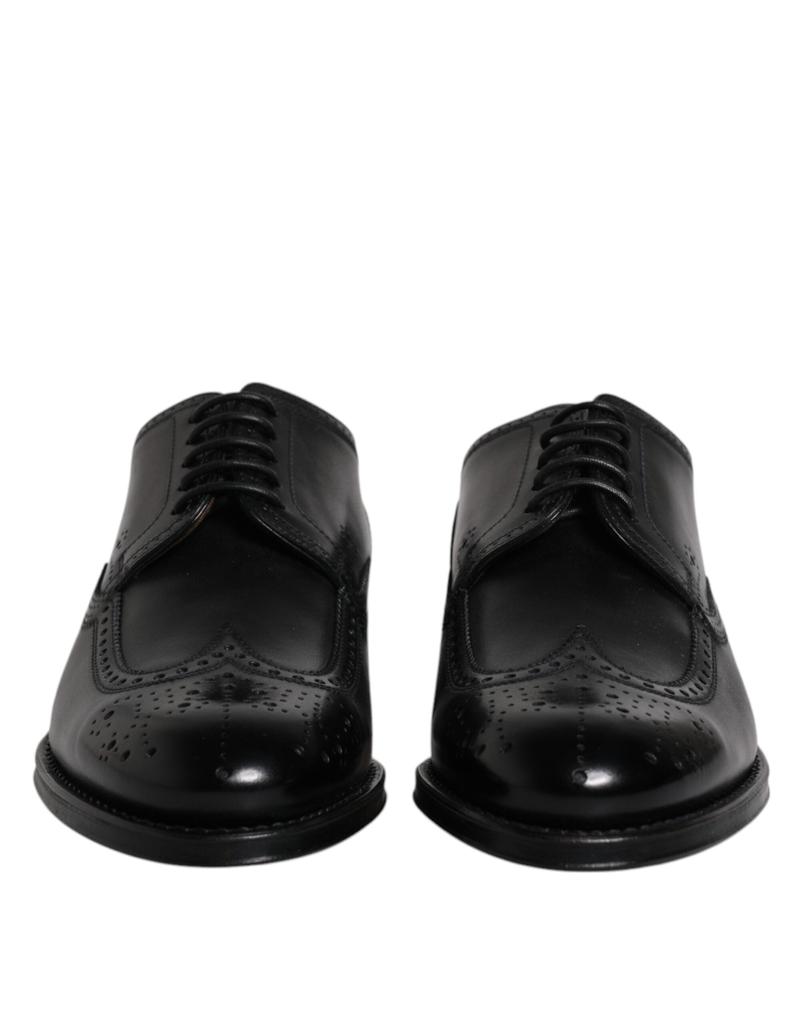 Dolce & Gabbana Leather Derby Wingtip Formal Men's Shoes