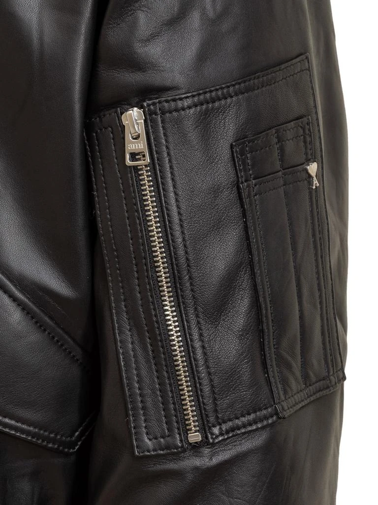 AMI Leather Jacket 4