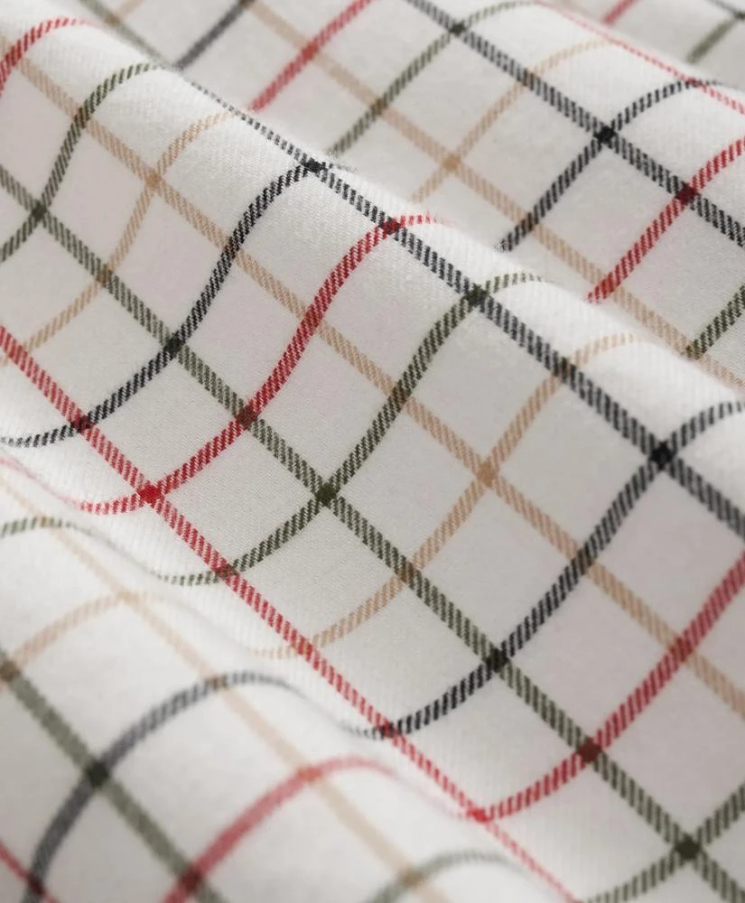 Brooks Brothers Cotton-Cashmere Flannel Windowpane Sport Shirt 3
