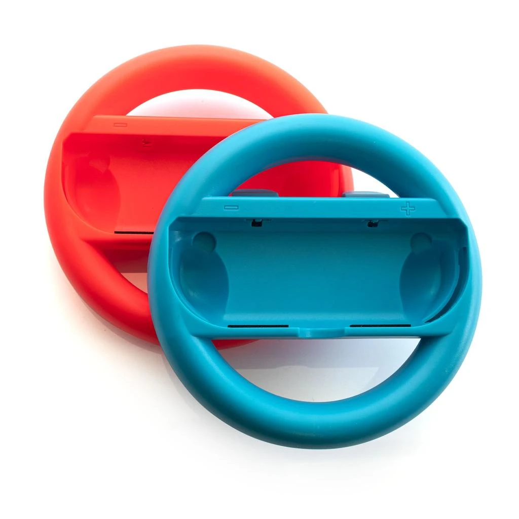 GameFitz Nintendo Switch Steering Wheels in Red and Blue 2
