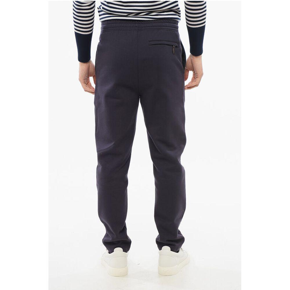 Berluti Front Pleated Fleeced Cotton Men's Sweatpants