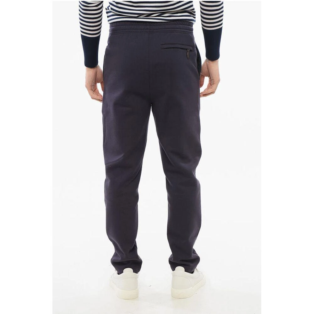 Berluti Front Pleated Fleeced Cotton Men's Sweatpants 2