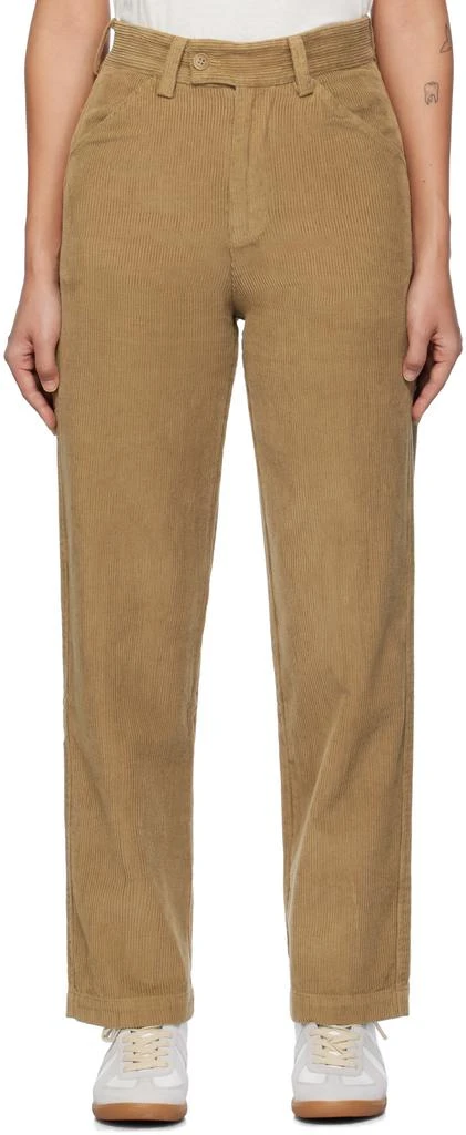 Carter Young Tan Big Ben Corduroy Trousers 1