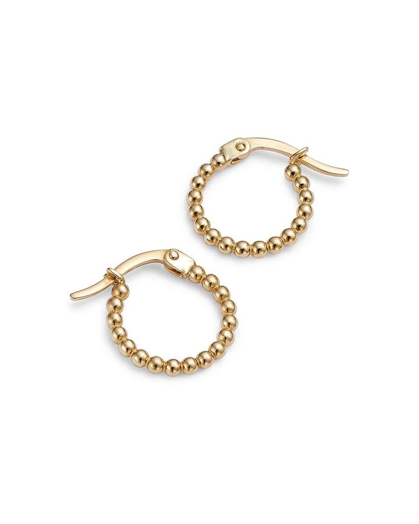 Moon 
Meadow Beaded Hoop Earrings in 14K Yellow Gold - Exclusive 4