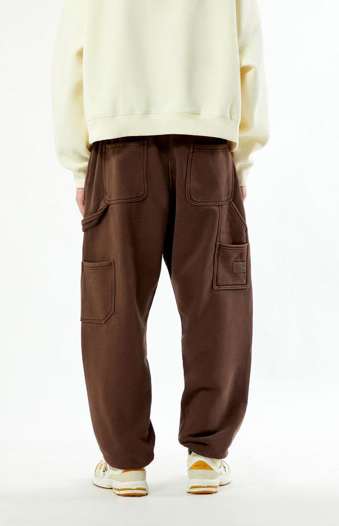 CHAMPION Brown Reverse Weave Carpenter Sweatpants - Pants