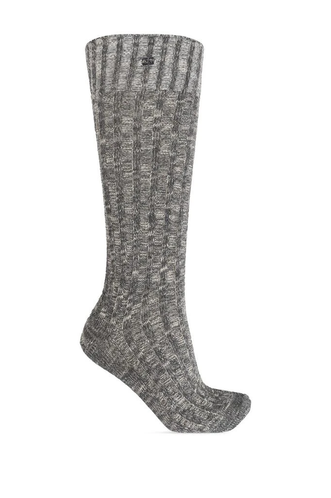 Ganni Ganni Socks With Lurex Thread 1