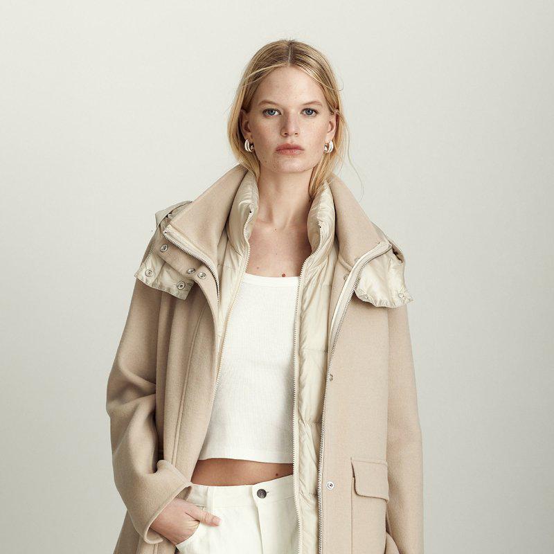 Dawn Levy Bristol Coat With Puffer Vest