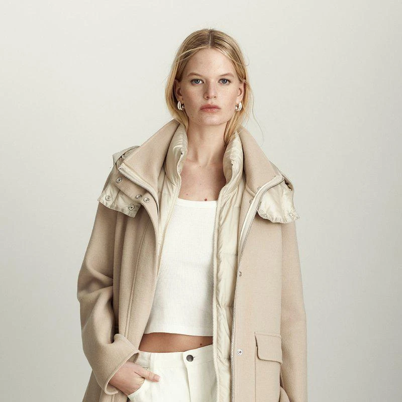 Dawn Levy Bristol Coat With Puffer Vest 2