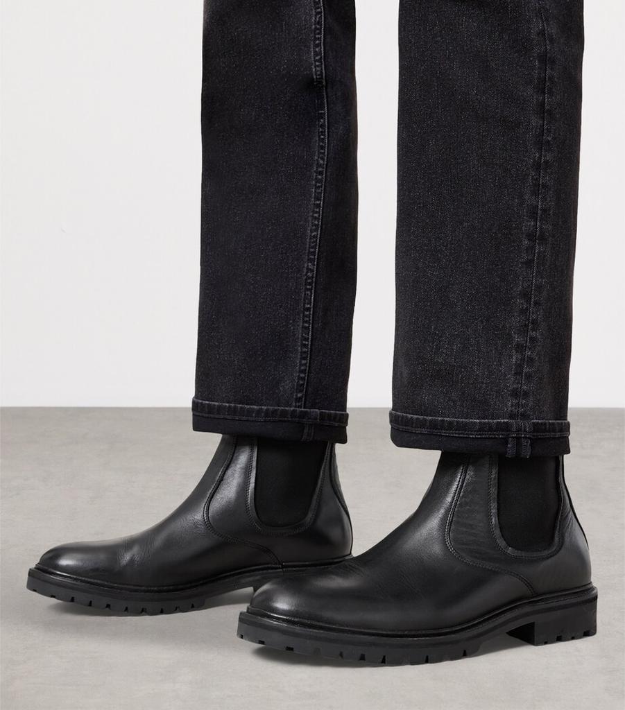 ALL SAINTS Leather Toby Chelsea Boots