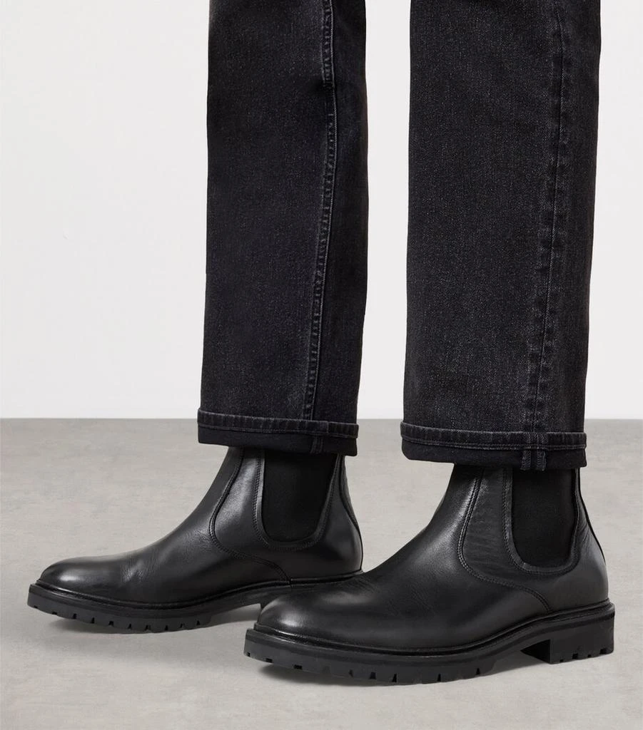 ALL SAINTS Leather Toby Chelsea Boots 2