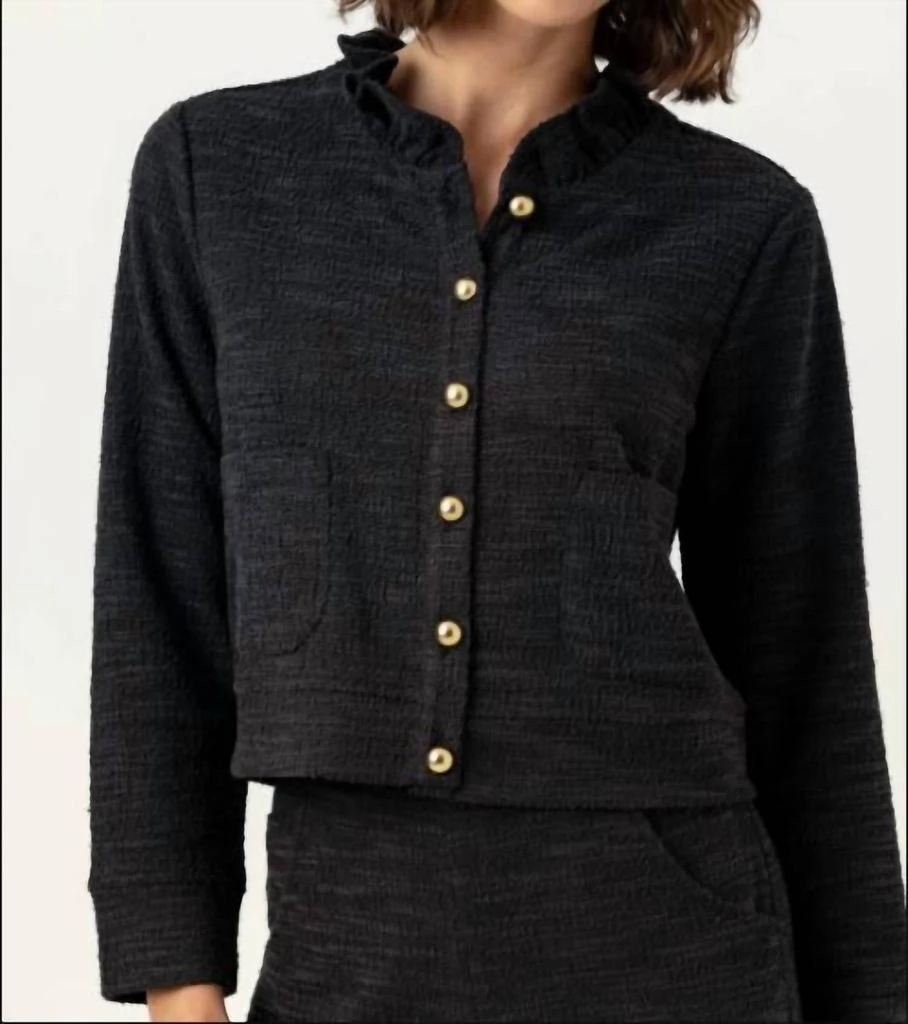 sundays Maggie Cardigan In Black