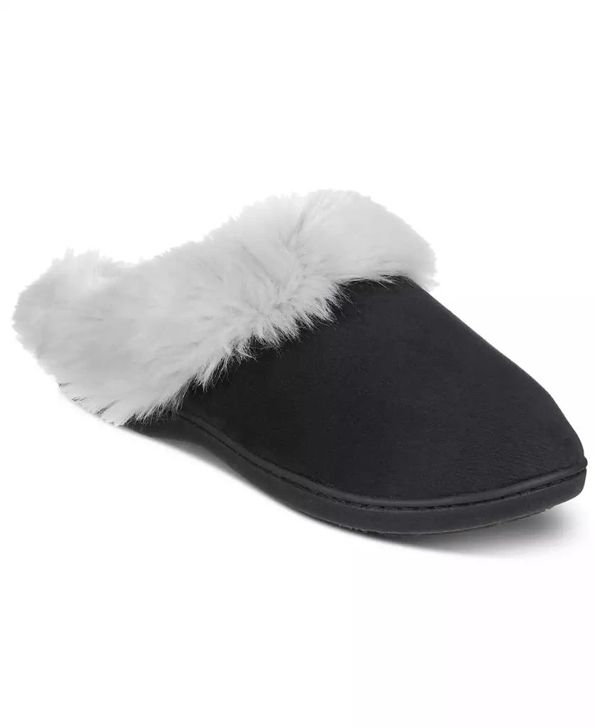 Isotoner Signature Women's Velour Valerie Comfort Hoodback Slippers 10