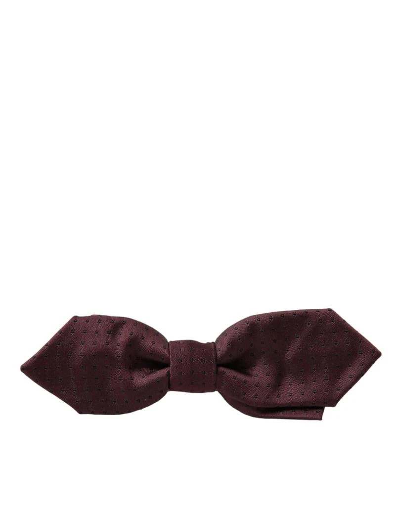 Dolce 
Gabbana Silk Slim Adjustable Neck Papillon Bow Men
s Tie 2