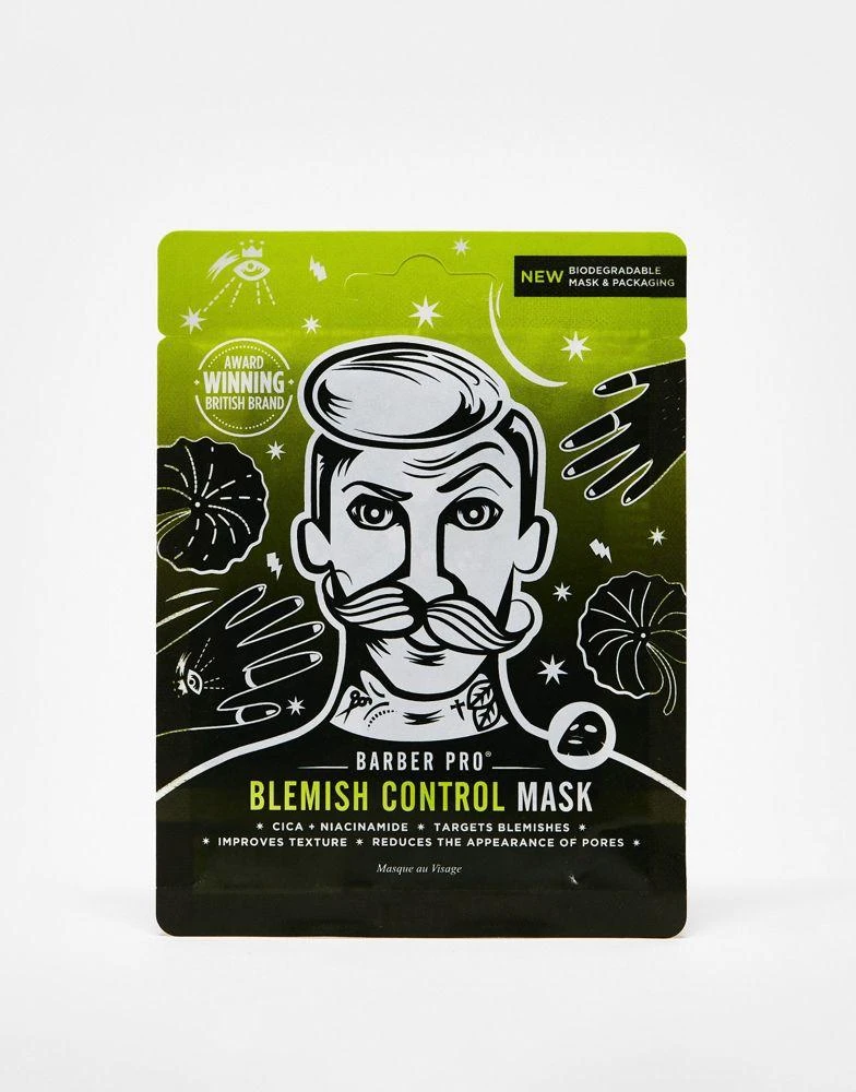 Barber Pro Barber Pro Blemish Control Cica + Niacinamide Sheet Mask 1