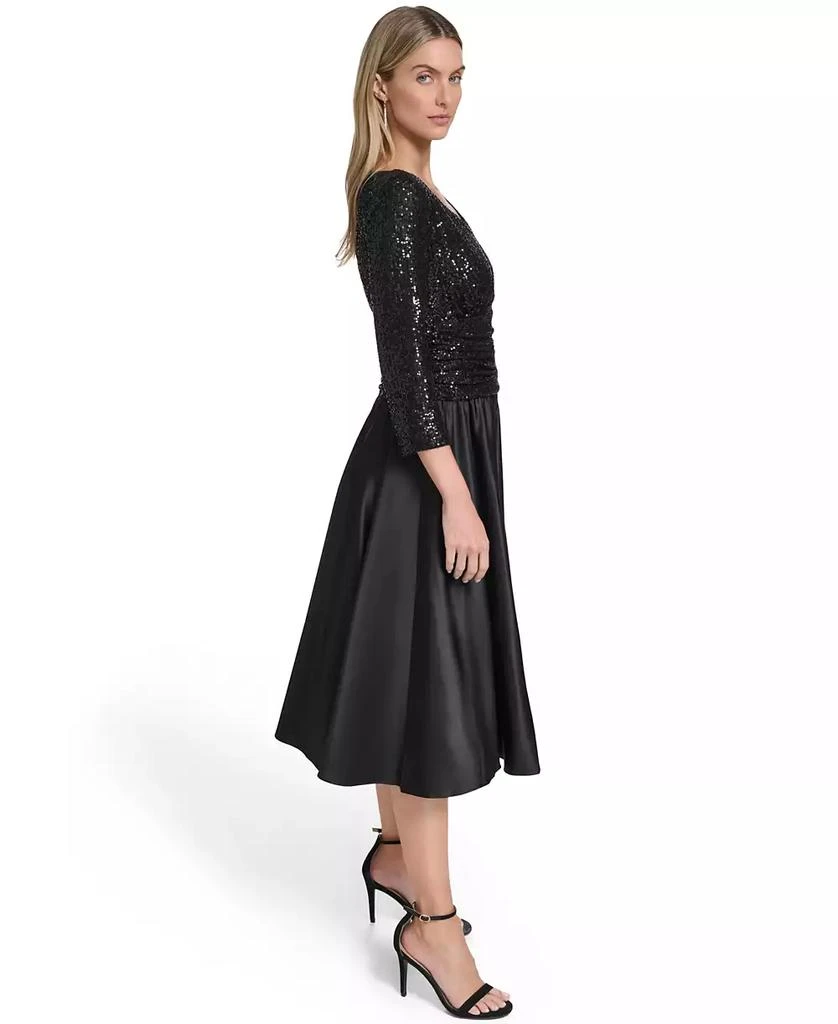 formal jessica howard dresses Starry Sequined Lace Cocktail Dress