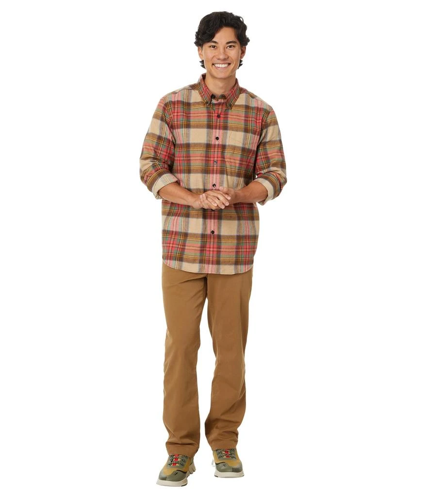 L.L.BEAN Scotch Plaid Flannel Shirt Traditional Fit 4