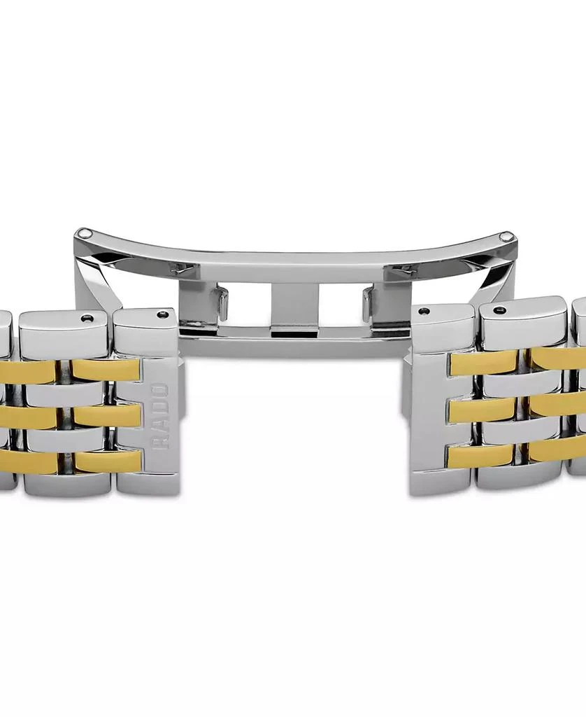 Rado Florence Men's Black Stainless Steel Bracelet Watch 38mm 4