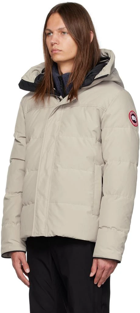 Canada Goose Beige MacMillan Down Jacket 4