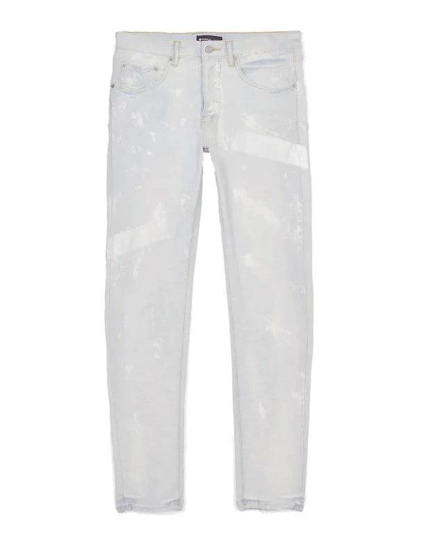 Purple Brand Sprayed Reflective Paint Skinny Jeans 1