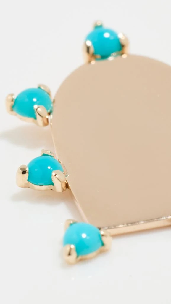 Zoe Chicco 14k Turquoise Gemstones Short Pendant Necklace 4