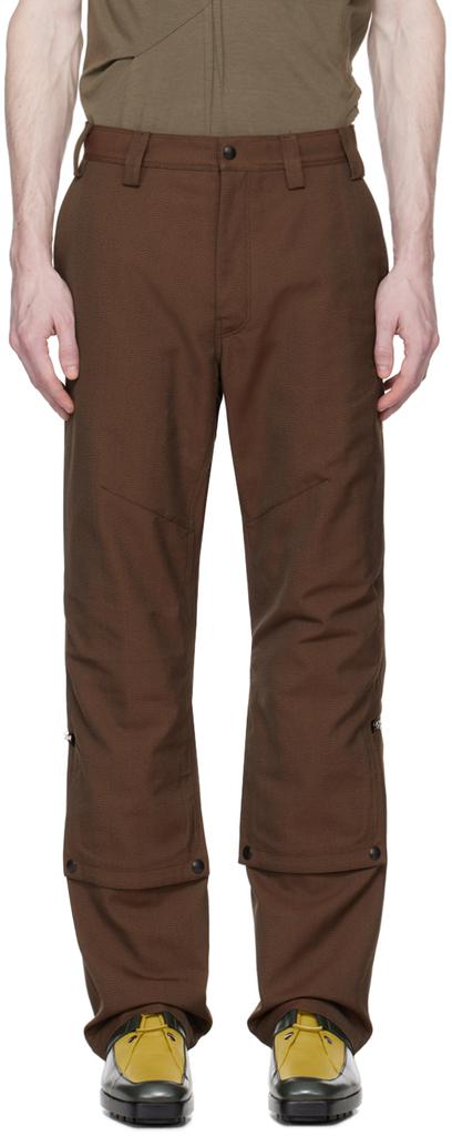 【即納】 Kiko Kostadinov Brown Tonino Trousers - Pants - BeyondStyle パンツ