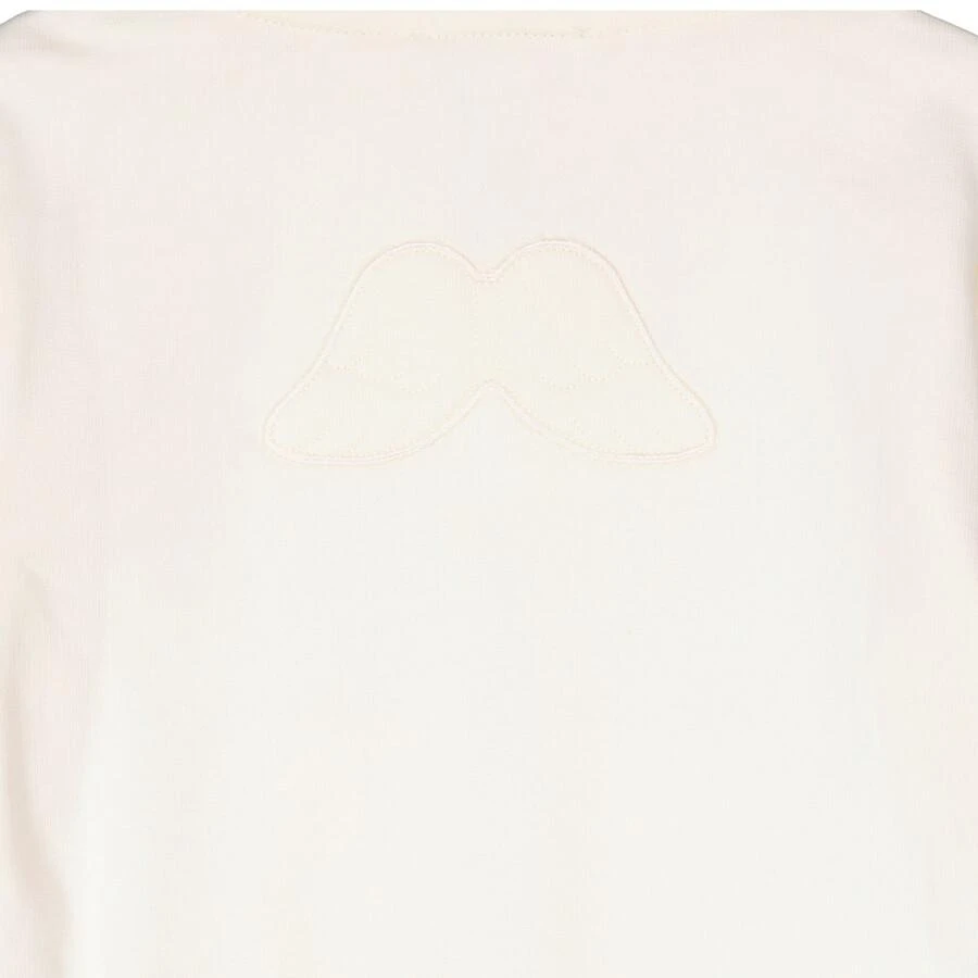 Marie Chantal Girls Cream Angel Wing Organic Cotton Hoodie 3