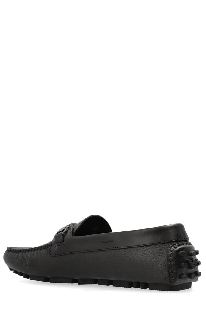 Emporio Armani Emporio Armani Logo-Plaque Slip-On Driving Shoes 3