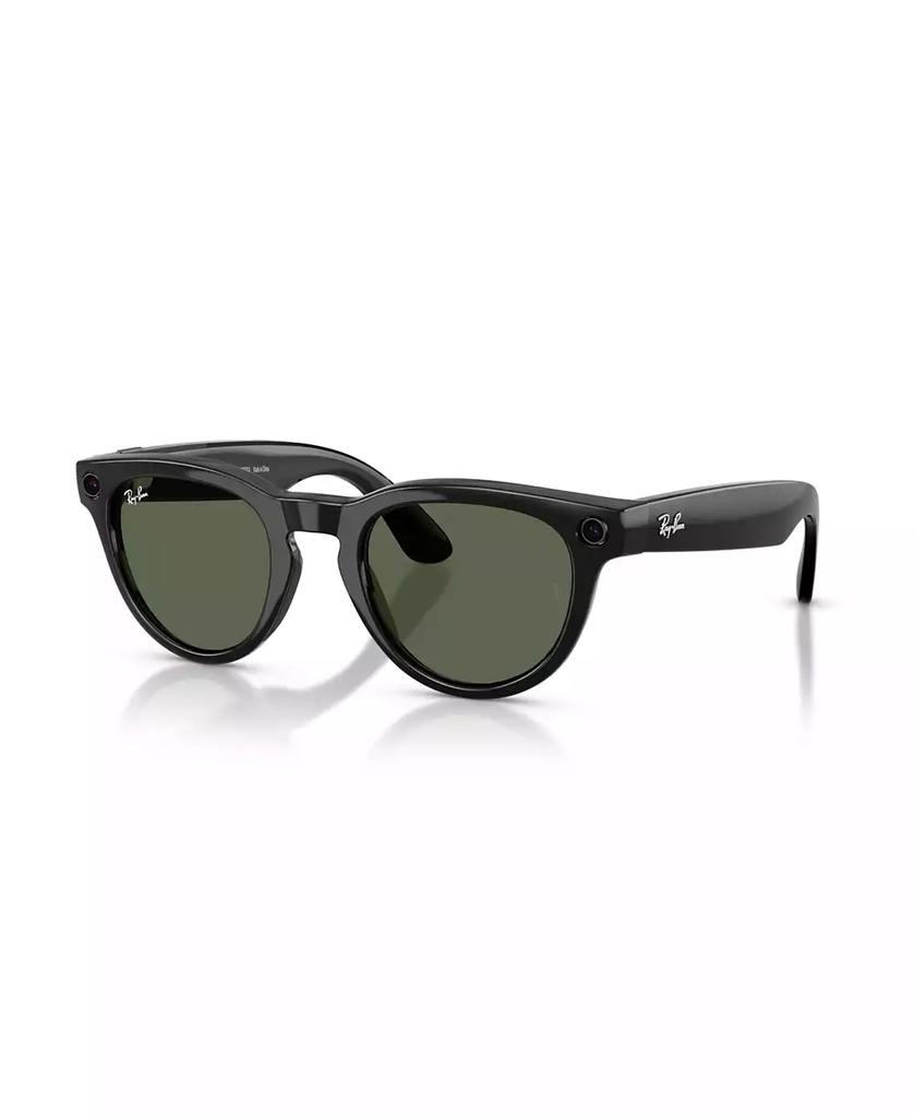 Ray-Ban Unisex AI Meta Gen2 Low Bridge Fit Headliner Sunglasses, RW4013F