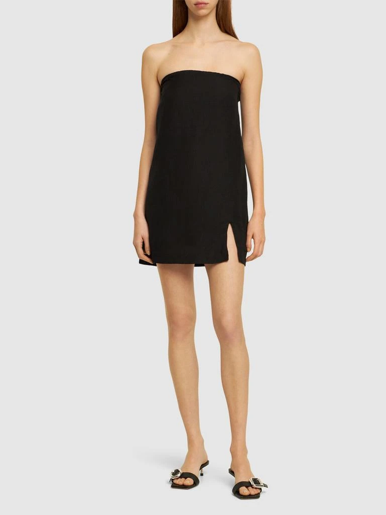 Posse Presley Strapless Viscose Mini Dress 1