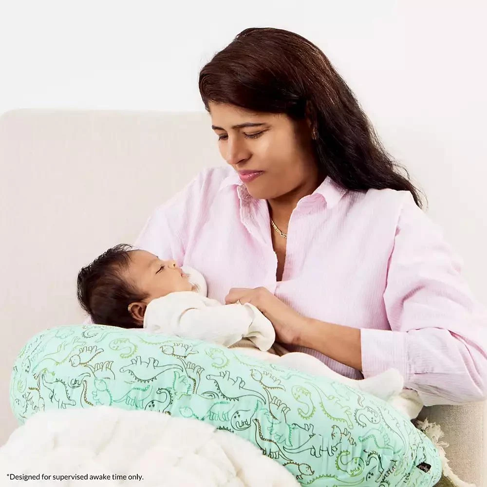 Dream On Me Beeboo Nursing Pillow and Positioner, Removable and Washable Pillow Cover, Breathable Fabric 2