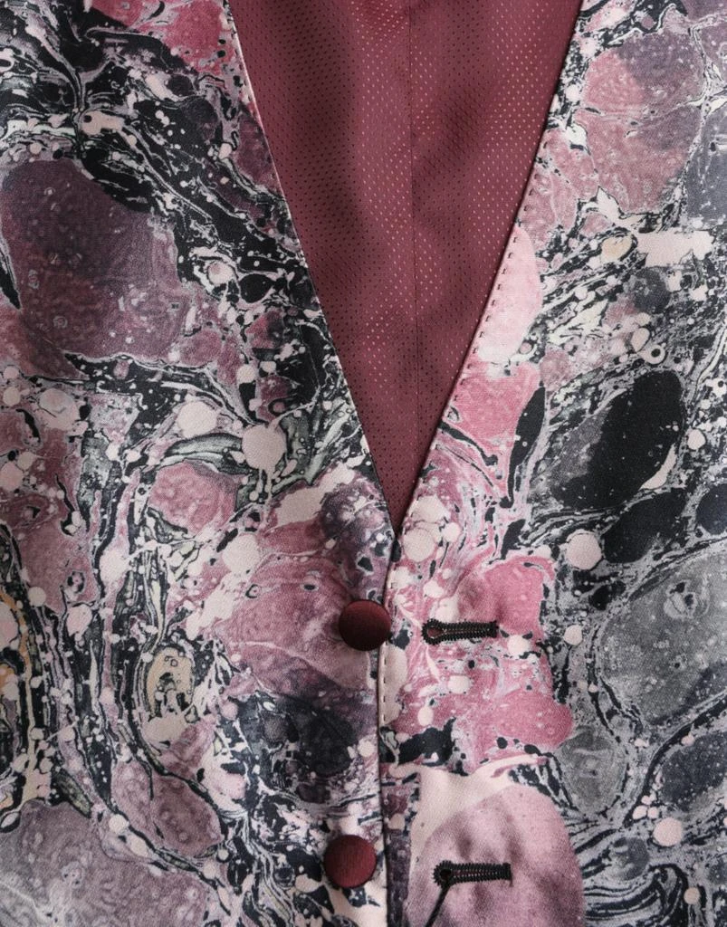 Dolce & Gabbana Dolce & Gabbana Multicolor Galaxy Silk Waistcoat Formal Vest 6