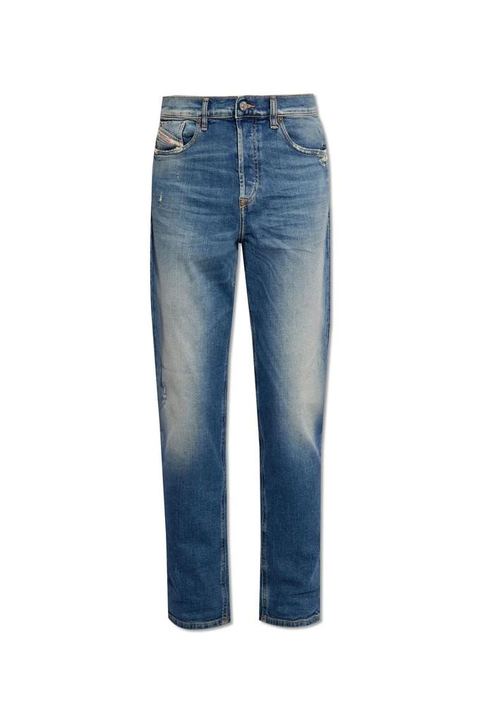 Diesel Diesel 2005 D-Fining 09h45 Distressed Tapered-Leg Jeans 1