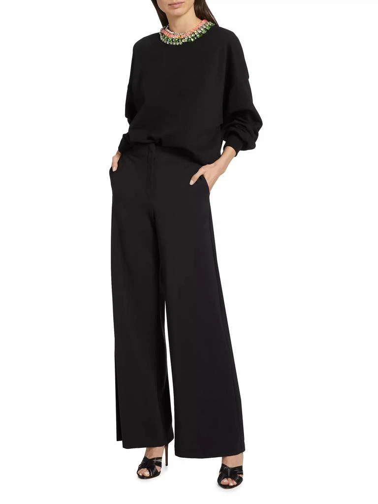 Cinq à Sept Brandy Chunky Rhinestone Sweater 2