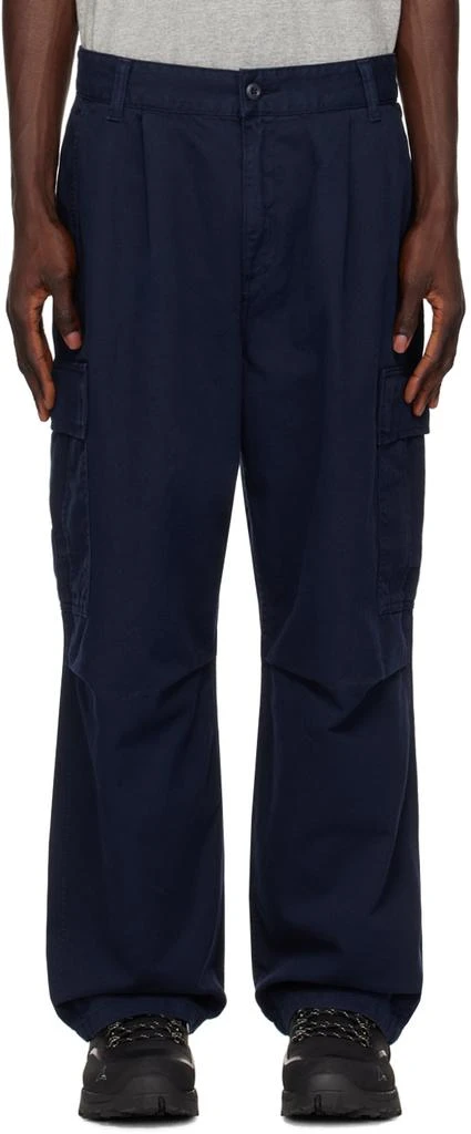Carhartt WIP Navy Cole Cargo Pants 1