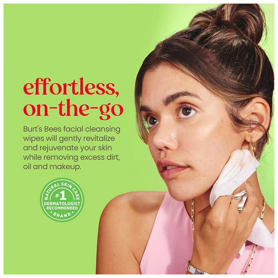 Burt's Bees Soothing Facial Towelettes Aloe Vera 6