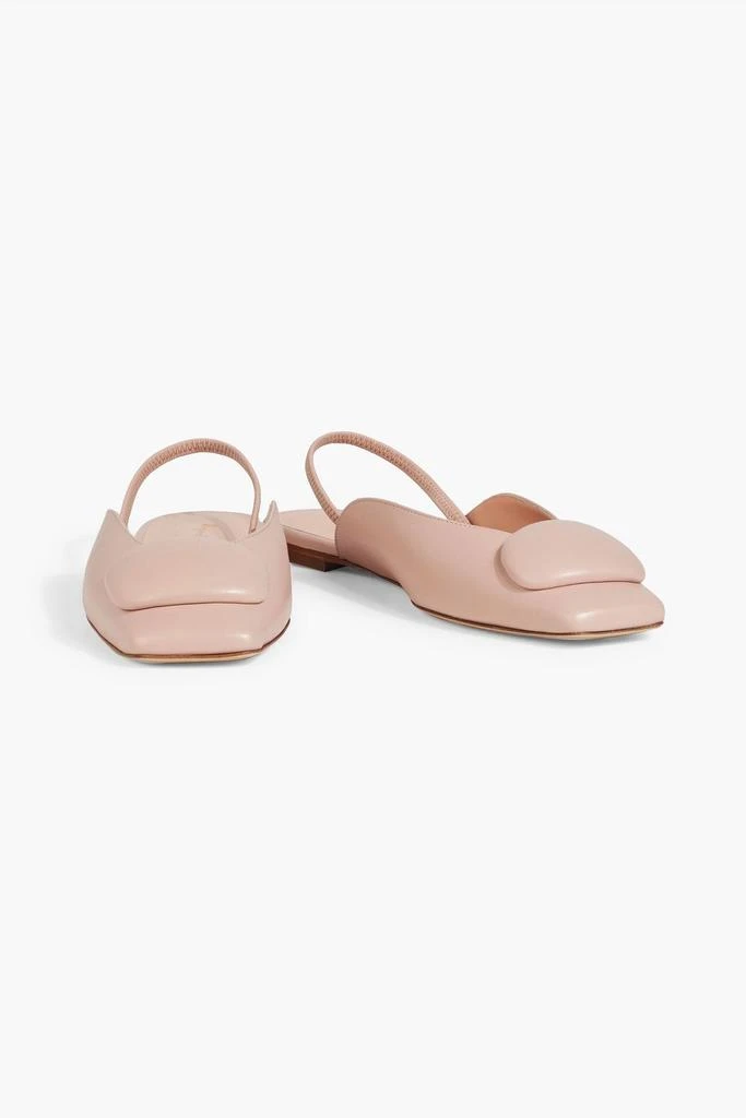 Rupert Sanderson Ios embellished leather slingback flats 2