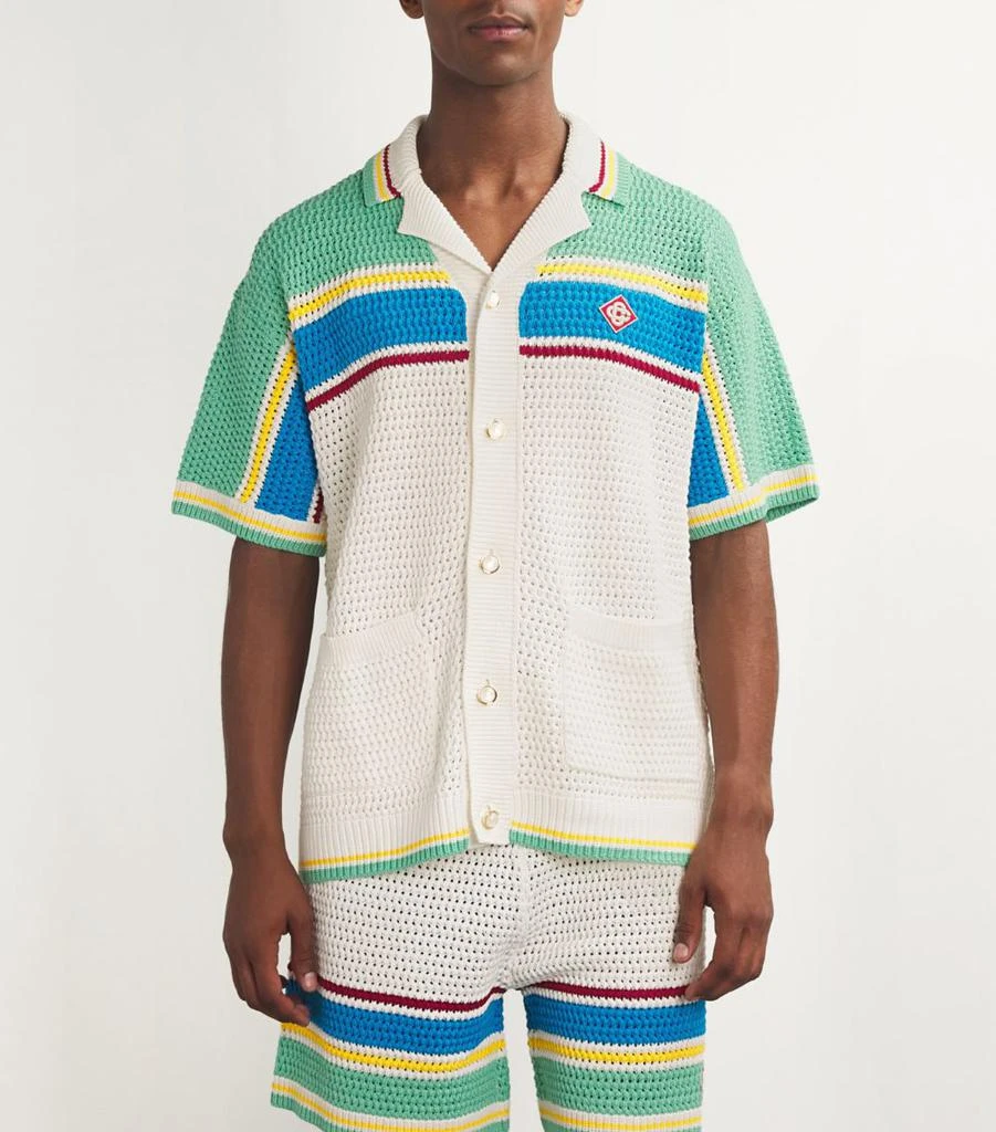 Casablanca Crochet Tennis Shirt 3