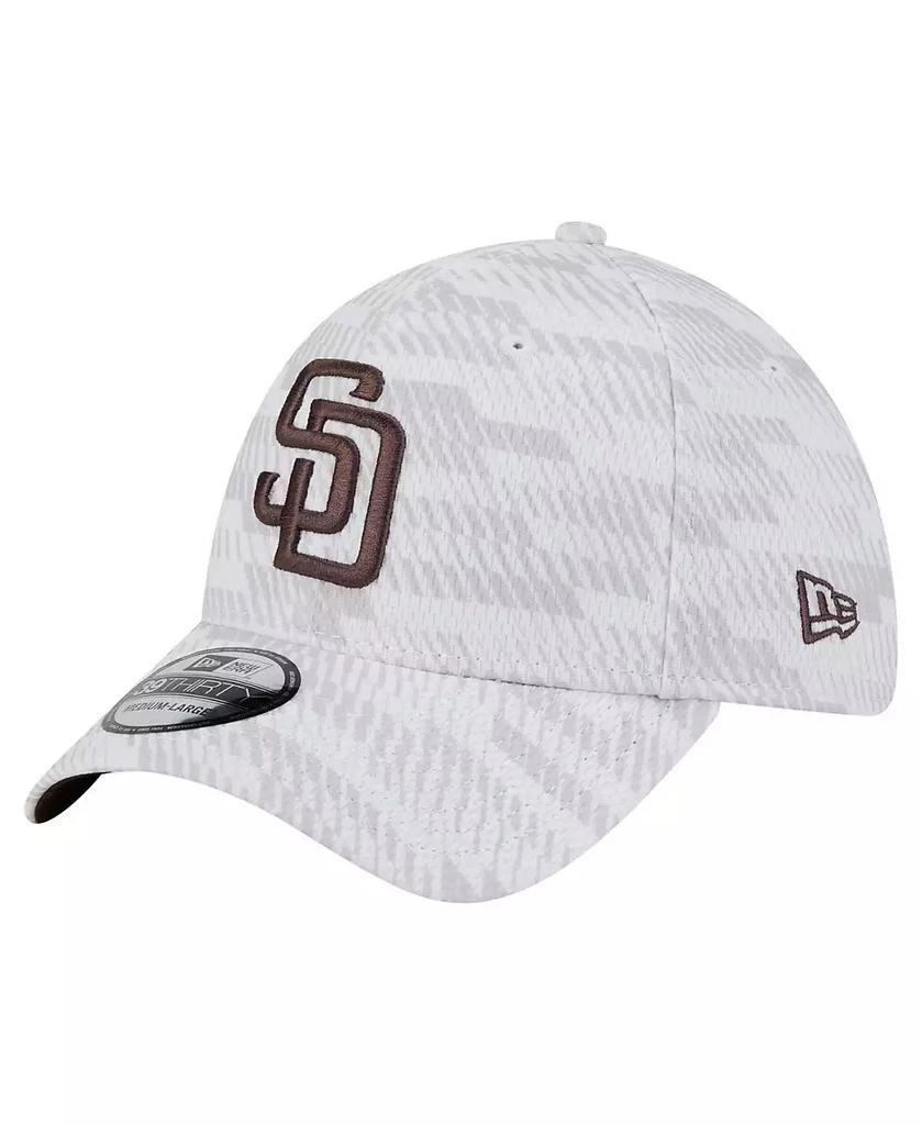 New Era Men's White San Diego Padres Graded 39THIRTY Flex Hat 1